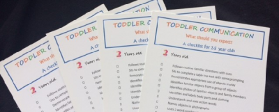 Toddler Communication Checklists – now for sale!